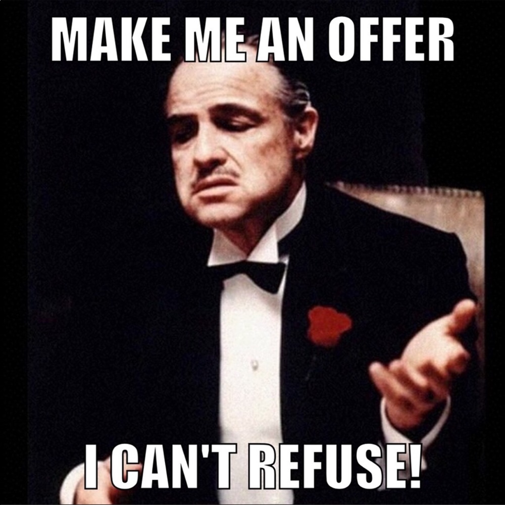 Make me an offer!